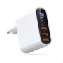 33W USB C Cargador, 4 Puertos Cargador Rápido, Cargador de Pared Adaptador de Corriente Tipo C, Cargador Multiple compatible con