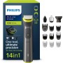 Philips Recortadora de Barba Serie 7000, Máquina Cortar Pelo, Cortapelos Hombre, Kit 14 en 1 Para Cara, Pelo, Orejas, Nariz y