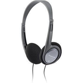 Panasonic RP-HT090E-H Auriculares con Cable Largo, Ligeros y Ajuste Cómodo, con Sistema XBS y Control de Volumen en el Cable,