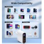 33W USB C Cargador, 4 Puertos Cargador Rápido, Cargador de Pared Adaptador de Corriente Tipo C, Cargador Multiple compatible con
