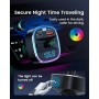 LENCENT Transmisor FM Bluetooth para Coche, Manos Libres Inalámbrico Reproductor MP3 Coche, Adaptador de Radio con Dual USB