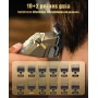 Maquina de cortar pelo hombre, cortapelos hombre con pantalla LED recortador de barba eléctrico sin cable IPX7 resistente al