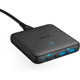 Anker PowerPort Atom III Slim - Cargador de Pared Doble USB-C (65 W máx), 4 Puertos PIQ 3.0 y GAN para portátiles USB C, iPad