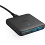 Anker PowerPort Atom III Slim - Cargador de Pared Doble USB-C (65 W máx), 4 Puertos PIQ 3.0 y GAN para portátiles USB C, iPad