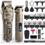 Hatteker Cortapelos Hombre Maquinilla de Cortar Pelo Recortadora de Barba Afeitadora Electrica Maquina de Afeitar Impermeable