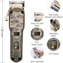 Hatteker Cortapelos Hombre Maquinilla de Cortar Pelo Recortadora de Barba Afeitadora Electrica Maquina de Afeitar Impermeable