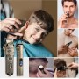 Hatteker Cortapelos Hombre Maquinilla de Cortar Pelo Recortadora de Barba Afeitadora Electrica Maquina de Afeitar Impermeable