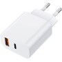 MEROM 30W Cargador USB A y C Dual Port Fuente de Alimentación QC3.0 PD para i Phone 16 15 14 13 12 Pro MAX Plus 11 8 X XR Huawei
