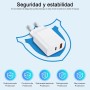 MEROM 30W Cargador USB A y C Dual Port Fuente de Alimentación QC3.0 PD para i Phone 16 15 14 13 12 Pro MAX Plus 11 8 X XR Huawei