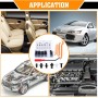Kit de grapas y remaches para coche. Incluye 6 tipos de grapas para puertas y clips de plástico universales para parachoques.