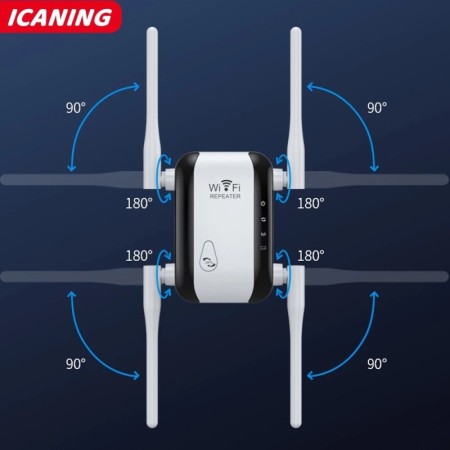 Enrutador inalámbrico de 300Mbps, repetidor Wifi, amplificador de seña