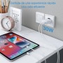 MEROM 30W Cargador USB A y C Dual Port Fuente de Alimentación QC3.0 PD para i Phone 16 15 14 13 12 Pro MAX Plus 11 8 X XR Huawei