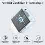 Cargador USB C 65W Charger con Tecnología PD3.0 y GAN II Cargador Carga Rápido PPS USB C Enchufe con Cable Tipo C 2M para iPhone