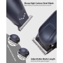 Maquina Cortar Pelo Profesional, Cortadora de Pelo Hombre Kit con LED, Recargable USB Maquina de Cortar Pelo Hombre, Cortapelos