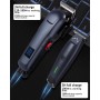 Maquina Cortar Pelo Profesional, Cortadora de Pelo Hombre Kit con LED, Recargable USB Maquina de Cortar Pelo Hombre, Cortapelos