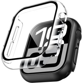 TAURI 2 Pack Funda Apple Watch 10 46mm, Ultra Delgada PC Funda, Protección Completa, Protector Apple Watch 46mm[contra caídas]