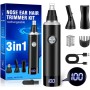 Cortapelos Nariz y Oreja 3 en 1 Cortapelos de nariz Corta Pelos Oreja USB Recortadora Indoloro Pelos Nasal Orejas Cejas y Vello