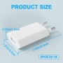 2 Pack Universal Cargador USB de Pared 5V 1A, Cargador de alimentación Compatible con i Phone XS MAX XR X 8 7 6 6S 5S Plus SE 14