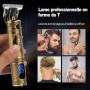 YiLFo Maquina Cortar Pelo, Maquina de Afeitar Hombre, Cortapelos Hombre Profesional, Afeitadora Cortadora Eléctrica con LED,