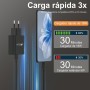 Cargador Tipo C Carga Rápida para Xiaomi Redmi 14C 13C Note 14 13 12 Pro/11 9/11 9 Pro/9T/9S/8 8T 7 10S, Mi Note 10 Lite, Mi A2