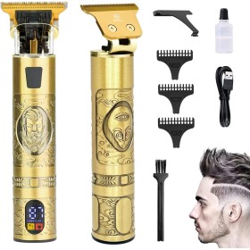 Recortadora De Barba Hombre, m MU Maquina De Afeitar Hombre, Maquina Cortar Pelo, Cortapelos Eléctrico Inalámbrico con Pantalla