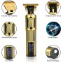 Recortadora De Barba Hombre, m MU Maquina De Afeitar Hombre, Maquina Cortar Pelo, Cortapelos Eléctrico Inalámbrico con Pantalla