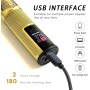 Recortadora De Barba Hombre, m MU Maquina De Afeitar Hombre, Maquina Cortar Pelo, Cortapelos Eléctrico Inalámbrico con Pantalla
