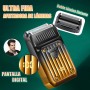 VGR 644 Cortapelos Profesional para Hombres, Recortadora de Barba Inalámbrica & Afeitadora Eléctrica, Kit de Corte de Cabello