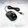 HP 1000 - Ratón con Cable (1200 PPP, 2 Botones y Rueda de Desplazamiento, 1,5 m de Cable, ConexiónUSB, Windows), Color Negro