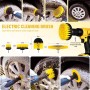 AOKITO Juego de limpieza de coche – Juego de 20 piezas para el cuidado del coche para interior y exterior – Juego de lavado de