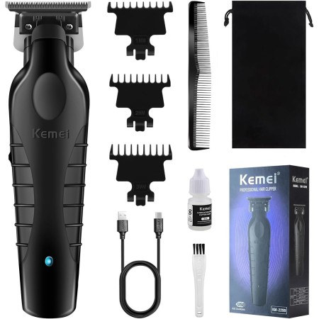KEMEI 2299 Trimmer, Inalámbrico Maquina de Cortar Pelo Hombre, Cortadora de Pelo Profesional, Recortadoras de Barba Eléctricas,