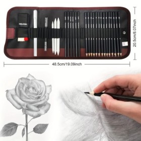 Lápices de dibujo, lápiz para bocetos, arte de bocetos profesional, ki