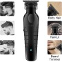 KEMEI 2299 Trimmer, Inalámbrico Maquina de Cortar Pelo Hombre, Cortadora de Pelo Profesional, Recortadoras de Barba Eléctricas,