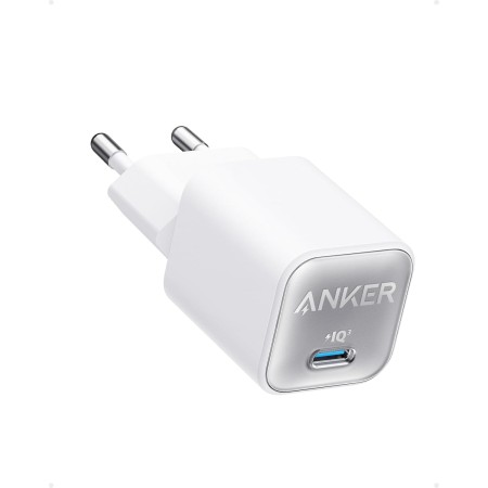 Anker Cargador USB C GAN 30 W, Cargador iPhone 511 (Nano 3), rápido PIQ 3.0 PPS, Compatible con iPhone 16/16 Plus/16 Pro