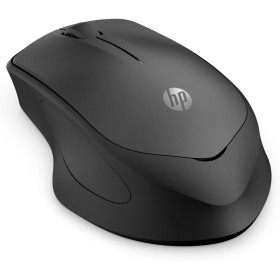 HP 280 - Ratón Inalámbrico Silencioso (2 Botones y Rueda Desplazable, Tecnología LED Azul, USB-A, Batería dura hasta 18 Meses,