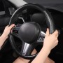 CGEAMDY Coche Segmentado Fibra Carbón Transpirable Antideslizante Protección, Cubre Volante Segmentado, Cubierta Volante del