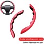 CGEAMDY Coche Segmentado Fibra Carbón Transpirable Antideslizante Protección, Cubre Volante Segmentado, Cubierta Volante del