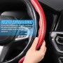 CGEAMDY Coche Segmentado Fibra Carbón Transpirable Antideslizante Protección, Cubre Volante Segmentado, Cubierta Volante del