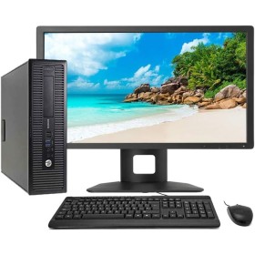 HP EliteDesk 800 G1 - Ordenador de sobremesa + TFT 23'' (Intel Core i5-4570, 3.2 GHz, 16GB de RAM, Disco SSD 240GB + 500GB HDD,