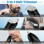 Vexloria Tondeuse Recortadora de Barba Hombre, Afeitadora Electrica Cortapelos Hombre Maquina de Cortar Pelo Hombre Recortador