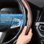 CGEAMDY Coche Segmentado Fibra Carbón Transpirable Antideslizante Protección, Cubre Volante Segmentado, Cubierta Volante del