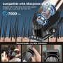 Cortapelos Para Hombre, Afeitadora Profesional Para Hombre, Recortadora de Barba de 2000 mAh, con 4 Peines Limitadores y Barra