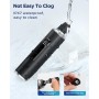 Cortapelos Nariz y Oreja, 3 en 1 Recortador Pelos Nariz, LED Batería Pantalla, Indoloro Quita Pelos Vello Facial, Corta Cejas,
