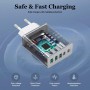 Cargador USB C 50W, Cargador múltiple Puertos con2 USBC y 3 USBA,Cargador de Pared Corriente USB, Adaptador de Corriente Fast