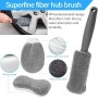 Set Limpieza Coche, Mitón de Microfibra, Toalla de Lavado de Autos, Cepillo para Llantas
