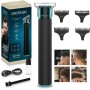 Cecotec Cortapelos y Perfiladora Profesional Bamba PrecisionCare Samurai, Cuchilla Afilada de Alto Rendimiento, 4 Peines guia