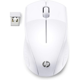 HP 220 - Ratón Inalámbrico (1600 PPP, 2 Botones y una Rueda de Desplazamiento, Tecnología LED Azul, Batería 15 Meses Duración,