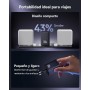 Baseus Enerfill Cargador USB C 100W, 3 Puertos USB C, PD con PPS, GAN Cargador Rápido Compatible con MacBook Pro/Air, iPad Pro,