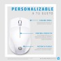 HP 220 - Ratón Inalámbrico (1600 PPP, 2 Botones y una Rueda de Desplazamiento, Tecnología LED Azul, Batería 15 Meses Duración,