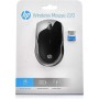 HP 220 - Ratón Inalámbrico (1600 PPP, 2 Botones y una Rueda de Desplazamiento, Tecnología LED Azul, Batería 15 Meses Duración,